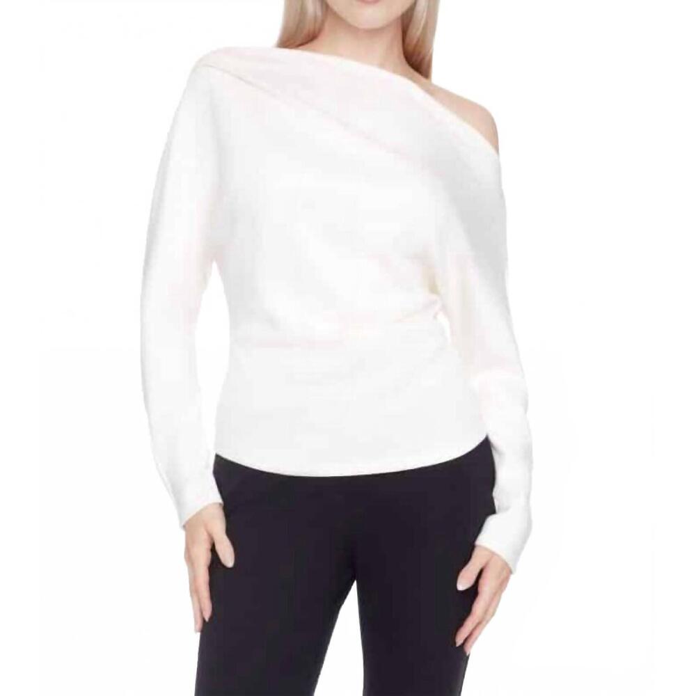 NEW ILTM demi solid butter off-shoulder top in ivory